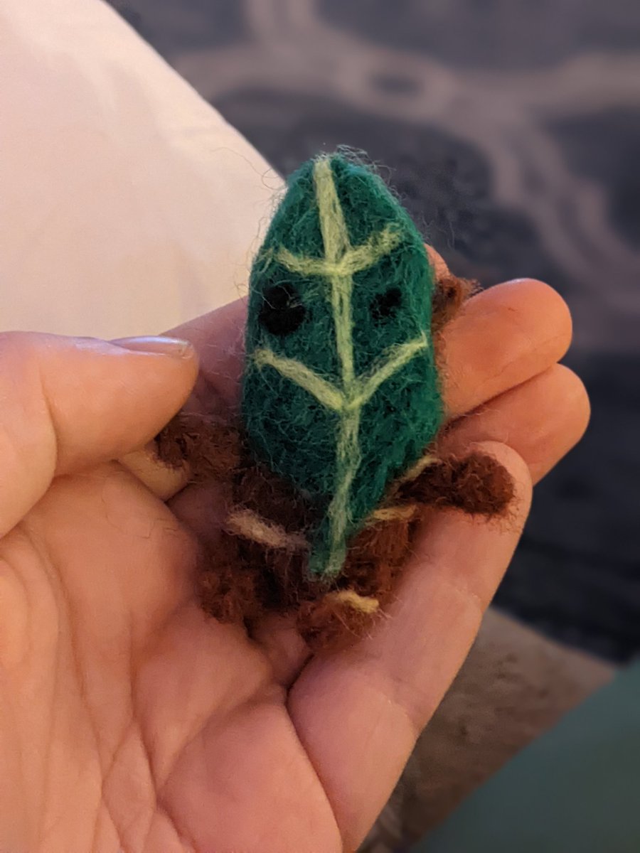 Did some felt point and made this lil dude~ I need more weapon slots.