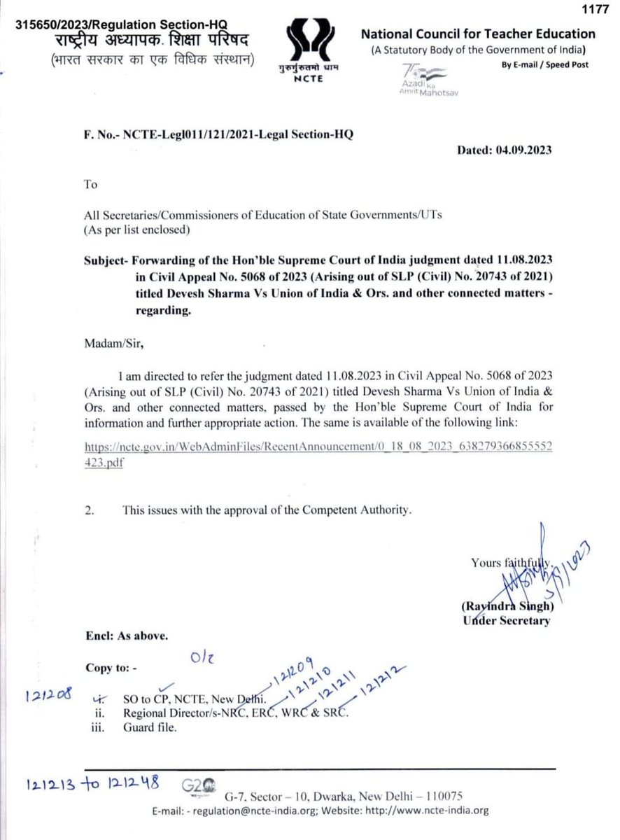 Abhishe93395053's tweet photo. #NCTE के आदेश के आलोक में #BPSC_PRT के result के लिए कारवाई करें बीपीएससी अध्यक्ष महोदय
@atulpmail 
@EduMinOfIndia 
@BiharEducation_ 
@Bharat24Liv 
@firstbiharnews 
@Jduonline 
@IPRD_Bihar https://t.co/HdoeafzfEv