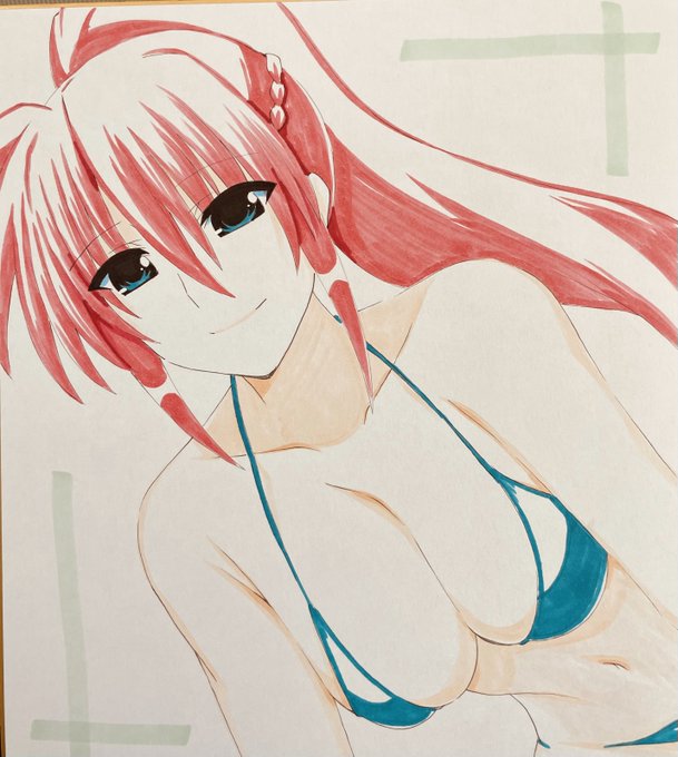 アナログビキニで乗って来るシグナムねーさん。
ゆらゆら目の前で揺らしてくれる…はず^^ 