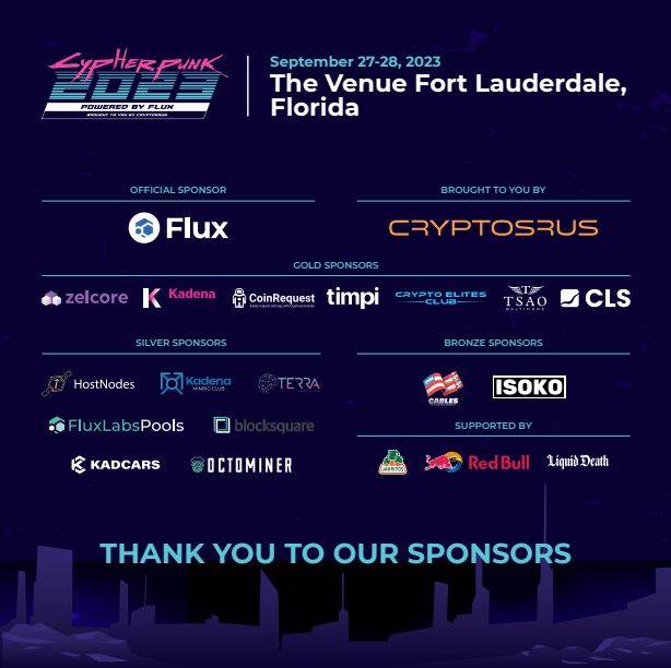 For anyone at  @cyhperpunk2023 come visit the Timpi stand and talk with the founders!👀

Massive thank you to the #Flux crew for this inspiring event! Thank you to all the other sponsors!!! and Thank you to all the speakers and staff involved in the event😊 

So proud to be Gold