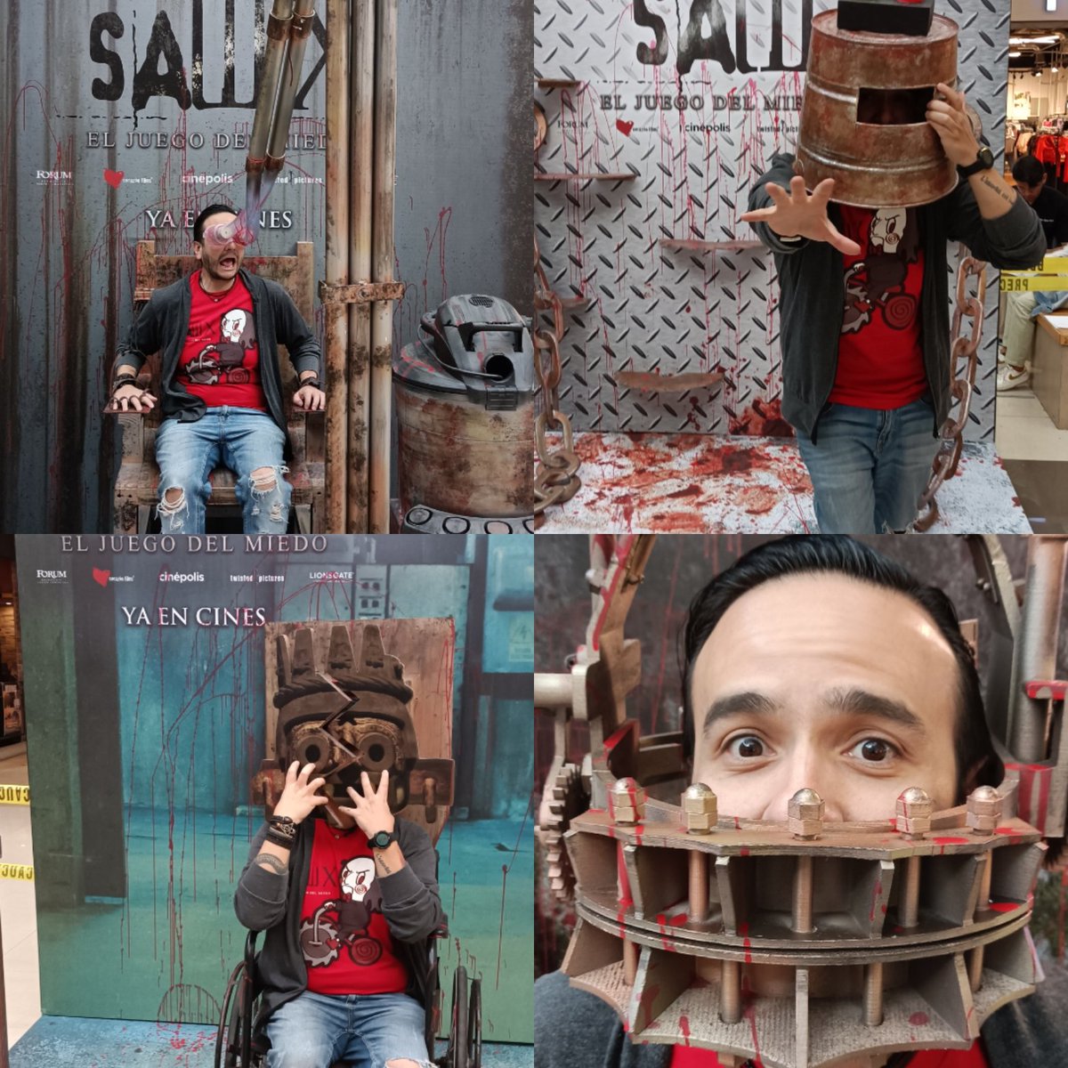Moveeks's tweet photo. ¡Ya vieron! ¡Les dije que habría consecuencias al abrir la caja de #SawX! Pero al final todos fuimos amigos y hasta una paleta de #BillyPuppet tuvimos ¿Sobrevivirá el juego?
@CorazonFilms https://t.co/fOj21WcjOR