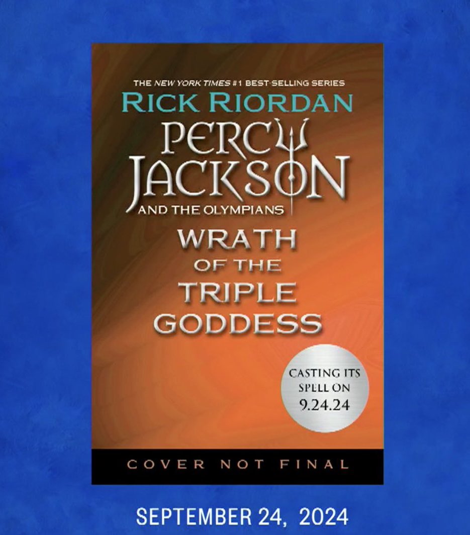 updatespercy's tweet photo. Mrs O’Leary will make her anticipated return in #PercyJackson &amp; THE WRATH OF THE TRIPLE GODDESS. 

(artist: allarica 🎨) https://t.co/76I63VmnYC