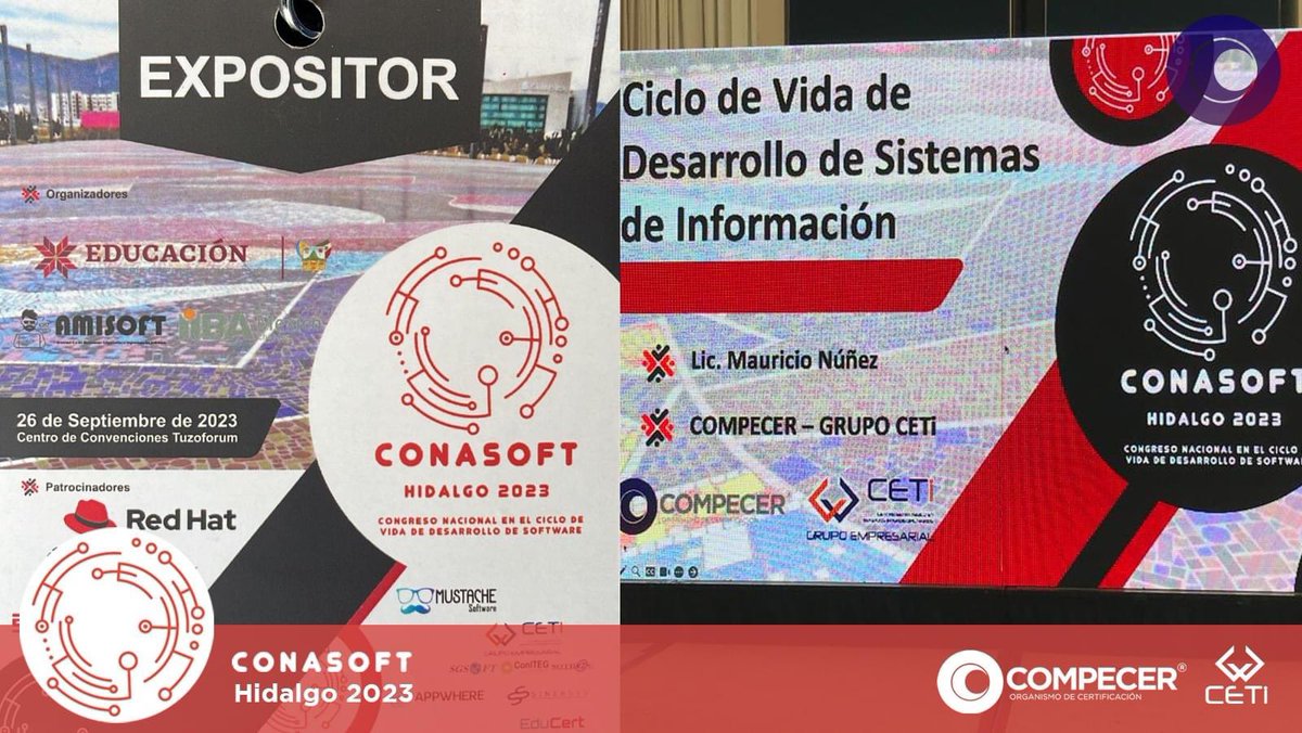 maununezmx's tweet photo. #CONASOFT || Asi se vivió el Congreso Nacional del Ciclo de Vida de Desarrollo de Software en el Tuzo Forum, Pachuca, Hidalgo 2023
Reunimos a más de 500 estudiantes de #Hidalgo en Ingeniería de SW donde conocieron y encontraron diferentes beneficios en materia de temas de actualidad, Capacitación, Certificaciones, Standares y de vinculación con las principales Fábricas de SW de nuestro país con el fin de fortalecer la Industria y talento de nuestros futuros ingenieros
‼️GRACIAS, nos vemos en el 2024‼️
#AMISOFT || #IIBAMexico || #GrupoCETi || #COMPECER || @SEPHidalgo