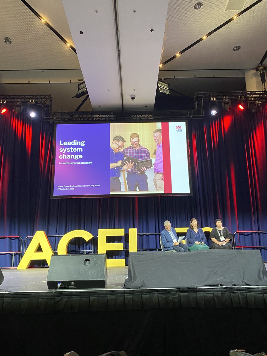 Excited to see the work of TQI and NSW public schools recognised. #ACELNC23