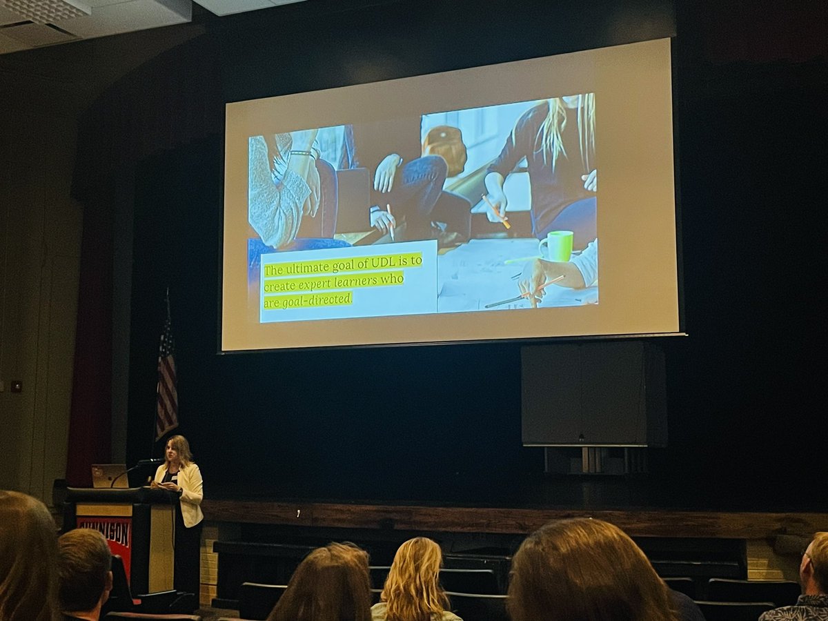 Inspirational keynote by <a href="/drtaramason/">Tara Mason</a> yesterday to launch learning at the district professional development day! #gwsd #udl