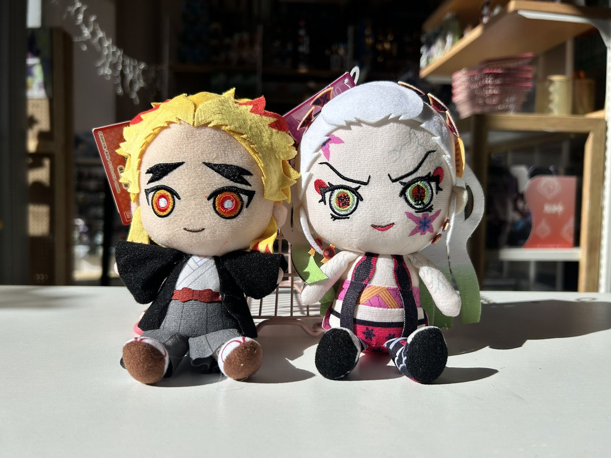 acg_go's tweet photo. Demon Slayer Chibi Plushies!🌟❤️Grab a Daki or a Senjuro for yourself!🔥
Drop by the store to grab the last of them! Only a few left!✨
#kimetsunoyaiba #demonslayer #demonslayerdaki #demonslayersenjuro #asu #anime #downtowntempefun #acggo https://t.co/FftfVPyjHS