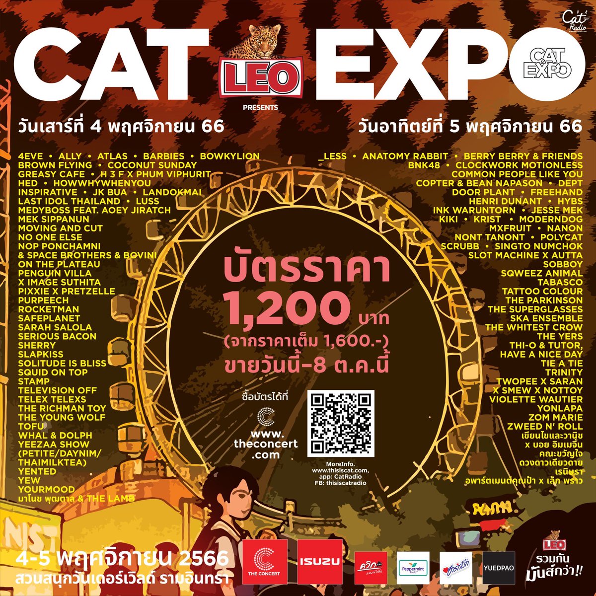 Summer_Disc's tweet photo. Summer Disc x BLIV LABEL at 
"Cat Expo 10"
Show: Coconut Sunday 
- Stage 3 (15.00 - 4 Nov. 23)
Booth: Summer Disc x BLIV LABEL 
Date: 4-5 Nov. 23 
#CatExpo #CatExpoX #CatExpo10 #CatRadio #CoconutSunday #BLIVLABEL #SummerDisc #LEOรวมกันมันส์กว่า #TheConcertApplication https://t.co/0ZAz2040Oh