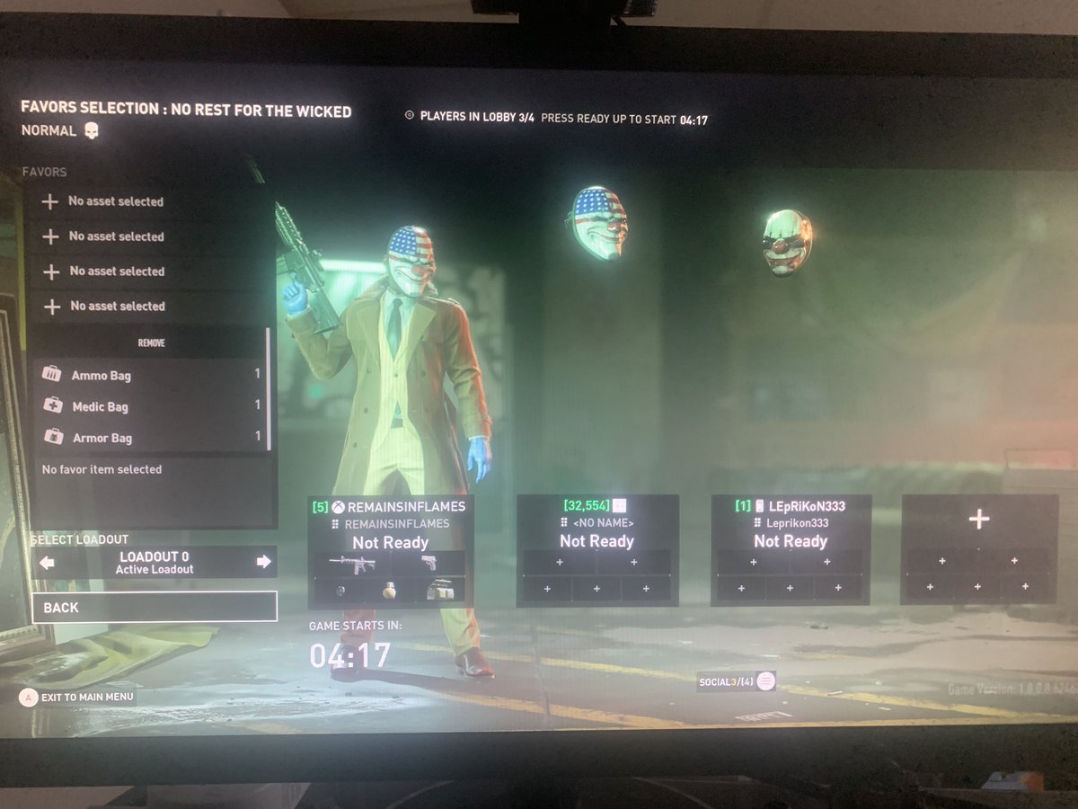 REMAINSINFLAMES's tweet photo. @PAYDAYGame  this is intolerable and broken. 40 minutes of troubleshooting for nothing. 👎🏻 10/10 wouldn’t recommend. https://t.co/1l03OaAtqN