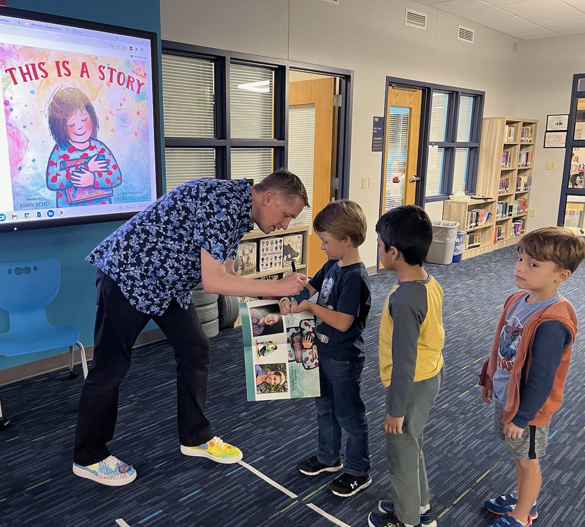 Brookfield Elementary Library tweet media