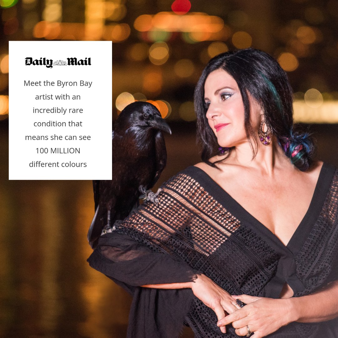 ConcettaAntico's tweet photo. Meet me, the woman who sees a world of 100 million colors! 🎨🌟

I possess a remarkable gift: tetrachromacy. 🌈 What does that mean?  I have a fourth cone, allowing me to see an astounding 100 million different colors. #Tetrachromacy #ColorVision #ConcettaAntico #UniqueAbility https://t.co/mUZXkWIsIr