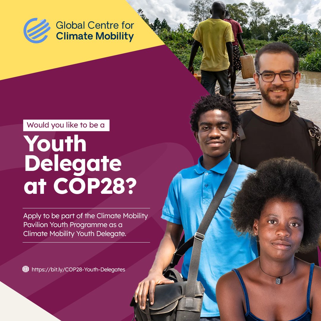 📣 Attention youth! 🌍 Over 3,100 of your peers have already applied to be a Youth Delegate at #COP28. Will you join them? Submit your application NOW ⏩ bit.ly/COP28-Youth-De… Deadline: 1 October 2023