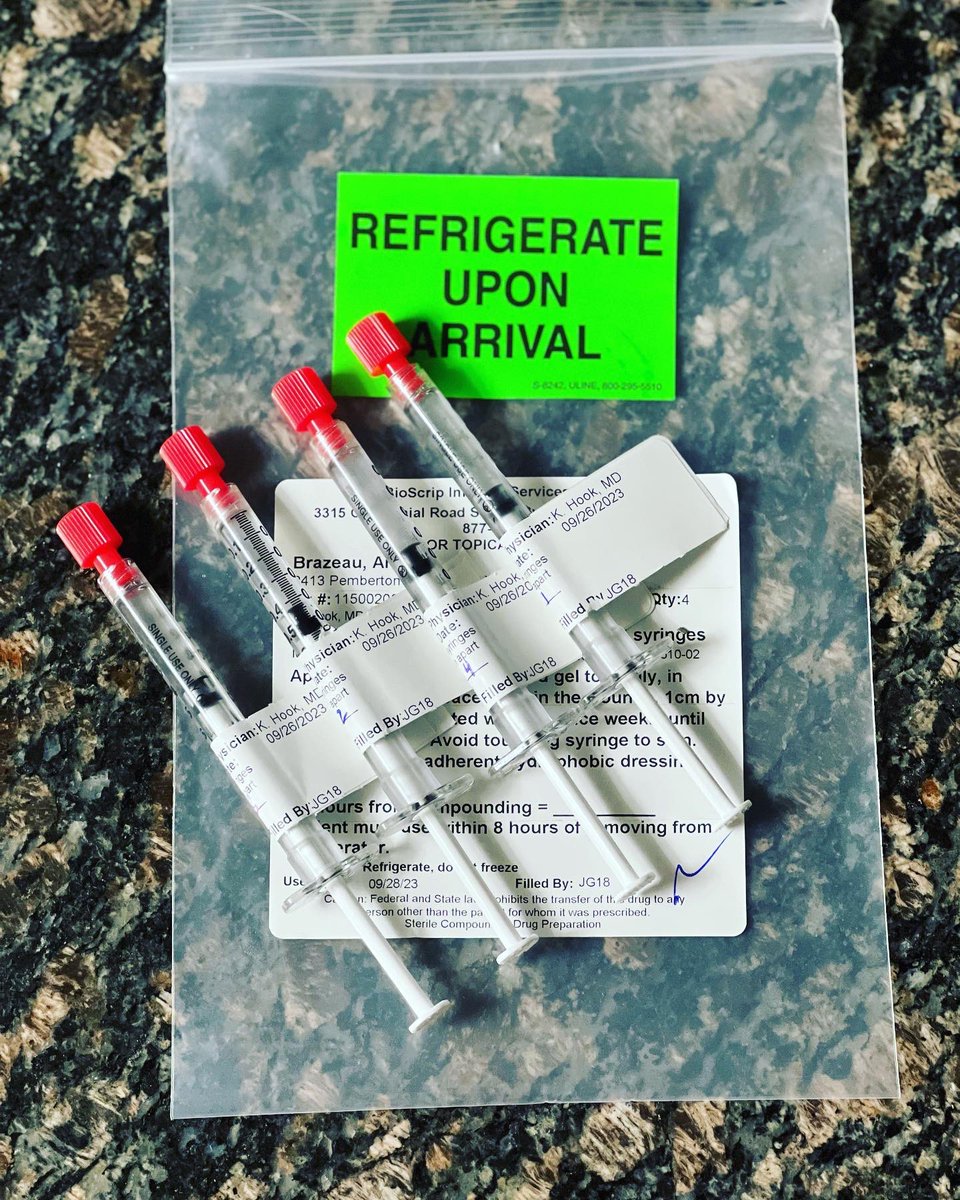 KB1824's tweet photo. “Do not spoil what you have by desiring what you have not; remember that what you now have was once among the things you only hoped for.”   ~ Epicurus

It is with great excitement and cautious optimism that we share that Archer’s first dosage of Vyjuvek is here!!! https://t.co/ts7BlcqvgN