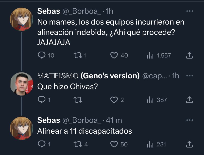 ZonaRojinegraYT's tweet photo. Váyanse a la verga JAJAJAJAJAJAJAJA https://t.co/xYG4pr9vsu