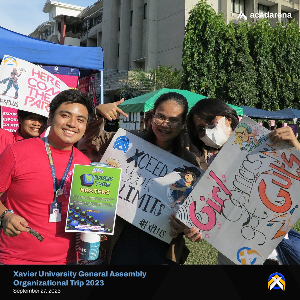 acadarena's tweet photo. 🎉 Kudos to @xuxceed for clinching the top awards in Xavier University's General Assembly Organizational Trip, securing victory in various categories in the Extracurricular Organization segment!

Overall Best Booth 🥇 
Best Booth Design🥇
Pabibooth Award🥇
People's Choice Award🥇 https://t.co/ewbWi2x5wS