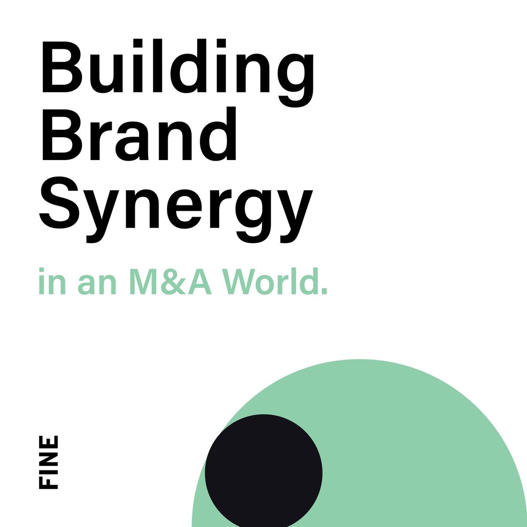 How do you ensure that a few M&amp;As down the road your brand still feels cohesive? Best case, brand vision helped guide acquisition. In most cases, it may need to play catch up later. Our thoughts on post-facto brand synergy and 4 simple questions that help. wearefine.com/news/insights/…