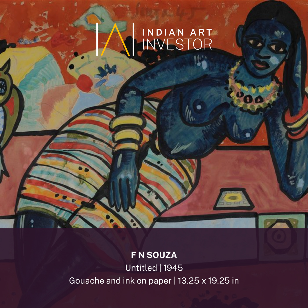 F.N. Souza has been the best Indian artist in terms of turnover and number of works sold for works on paper at auction.
.
#didyouknow #indianart #art #funfacts #artauction #auctionhouse #indianartist #fnsouza #paper #paperworks #paintingonpaper