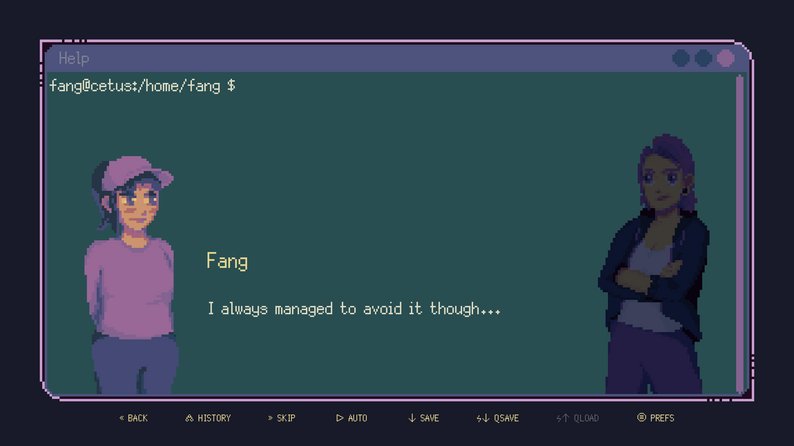cross_couloir's tweet photo. Been a long time coming, but my first full length solo-developed VN, Lamprey, is out now on @itchio ! It's completely free, link in the thread! #visualnovel #indiegames #indiedev https://t.co/WANCfndFU4