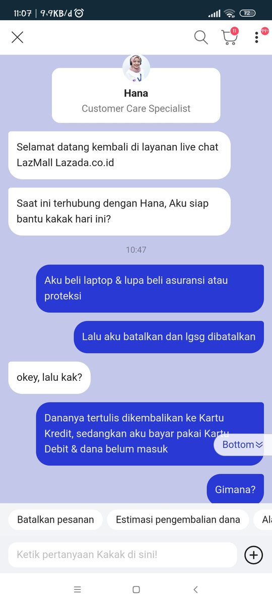 reen_dunk's tweet photo. Lazada tolong gimana ini. Uang tabunganku stengah tahun. Gak bisa beli laptop pdhl perlu buat kerja. Please itu nominal gak kecil buatku. Jangan lama2 prosesnya 😢😢😢 https://t.co/iIFW62DUb6