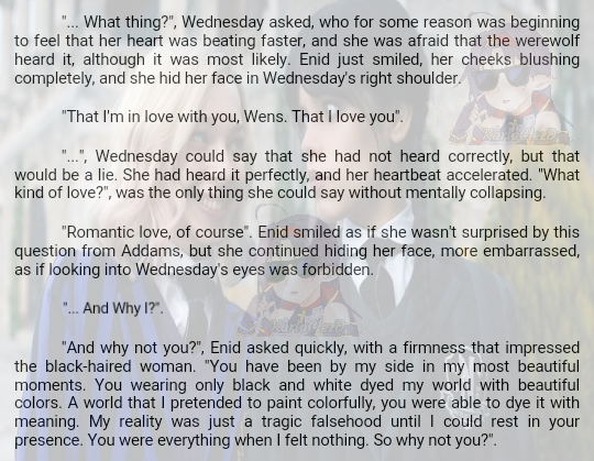 KarlaGlezD's tweet photo. Link de la historia en Wattpad: https://t.co/dGs2KjzKZI
Link en ao3: https://t.co/mYawFKGDC8
#wenclair #wednesdayxenid #enidxwednesday #wednesdayaddams #enidsinclair #goodyaddams #badleysinclair #AddamsxSinclair #SinclairxAddams #wednesdaynetflix https://t.co/rNxUmn4UaL