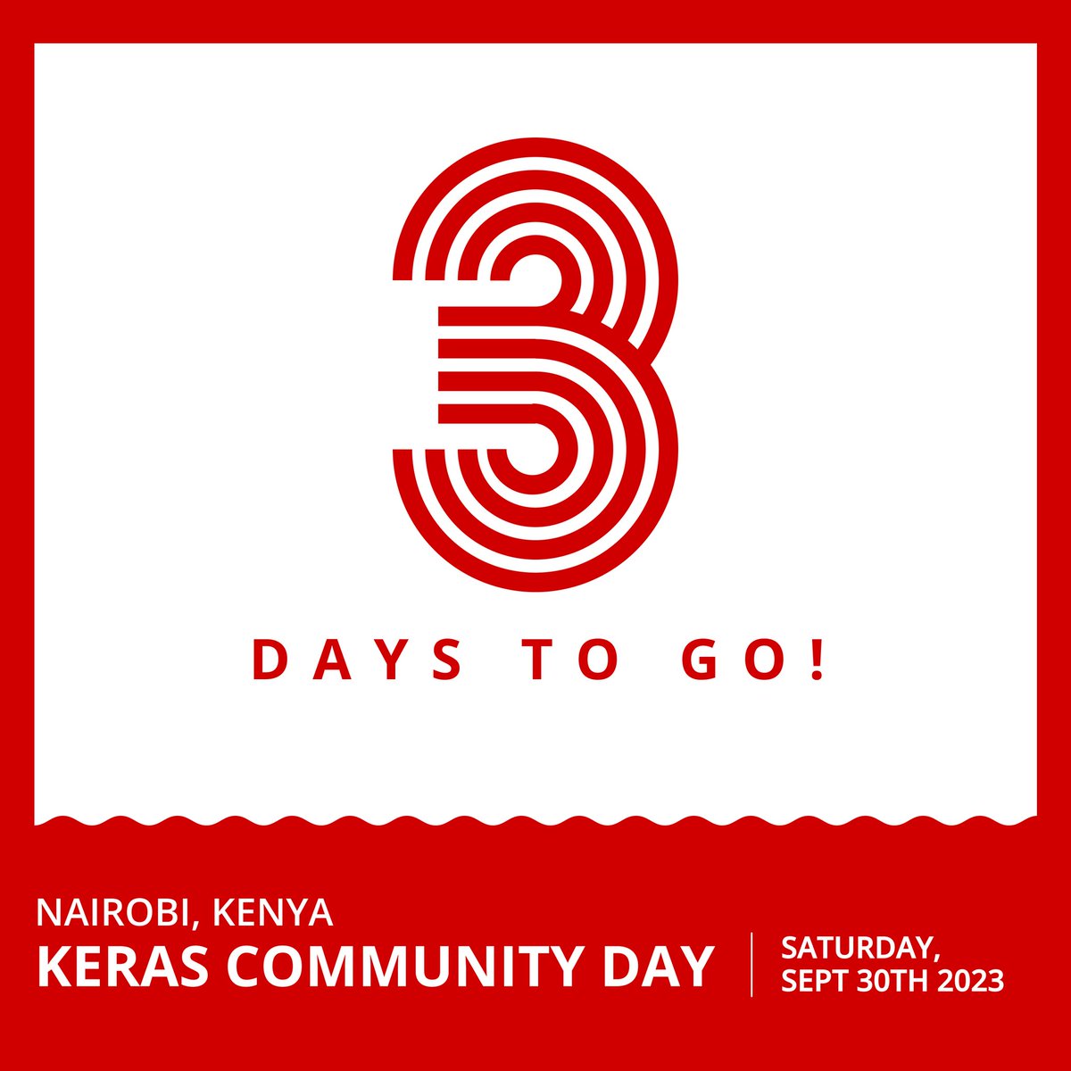 GDG_Nairobi's tweet photo. 🎉🎋⏰
Tereren...Countdown...🔥
🗒️ 3 days until #KerasDay #Nairobi
🎴🌹🗣️ #ComputerVision, #NLP ++
#KerasNairobi #KerasKnights #Keras #KerasCore #Keras3 https://t.co/dWmuBRMdVm