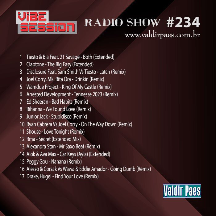 Vibe_Session's tweet photo. 234

disponível para Web Rádio / Fm / Ouvinte
acesse: 

https://t.co/CnCgSwxWuD

#DanceMusic #Dance #Radio #RadioShow #Music 
#Musica #Dj #Podcast #Bike #Pedalada 
#VibeSession #CentralDj #WebRadio #Caminhada 
#Corrida #Esporte #Academia #SomAutomotivo 
#Carro #Viagem https://t.co/Ia3drCj4hm