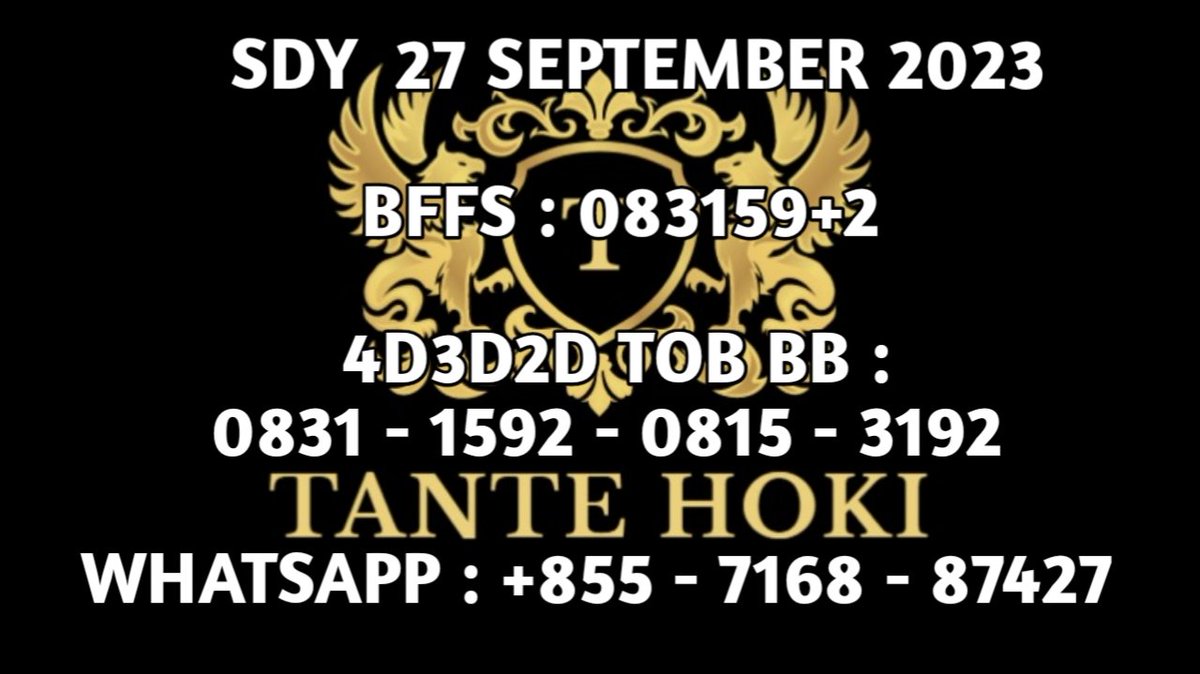 HokiTante's tweet photo. YANG MAU ANGKA JP PREDIKSI TOGEL AKURAT UNTUK BERBAGAI PASARAN DARI TANTE HOKI

WHATSHAP : +855 716887427
TELEGRAM : +855 718691315

#togelhk #togel #togelonline #togelsgp #d #togelhongkong #togelsydney #togelsingapore #prediksitogel #bandartogel https://t.co/Zj6bqZPZMf
