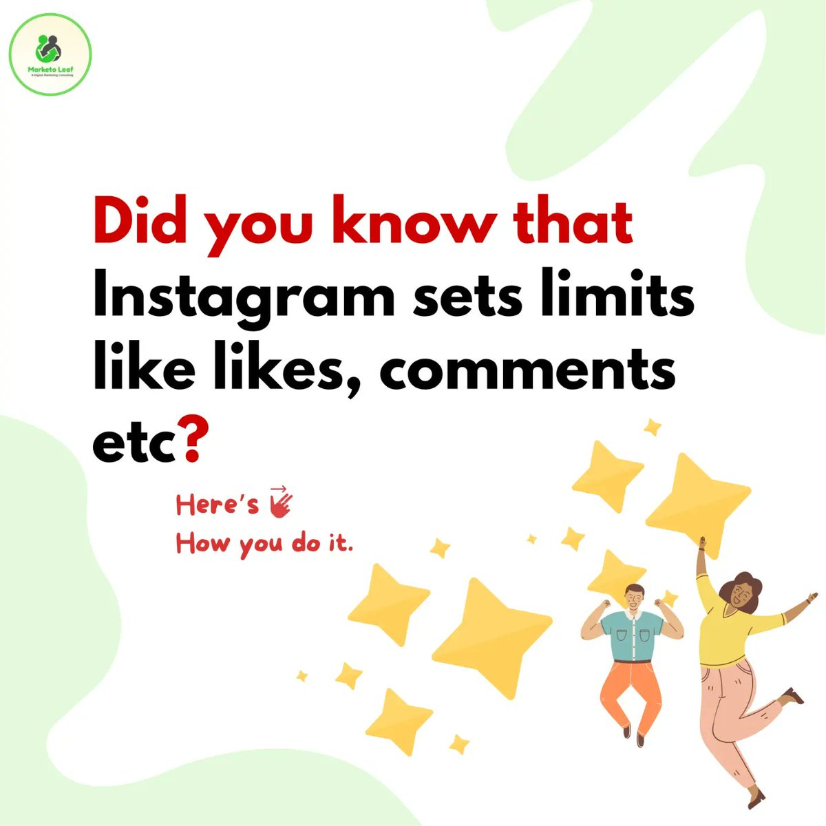 MarketoLeaf's tweet photo. Did you know Instagram sets limits on likes, comments, and more? 🧐

@MarketoLeaf has the inside scoop on breaking through these limits for maximum impact. 

Join us to master Instagram engagement! 💥

 #InstagramMarketing #MarketoLeaf #DigitalMarketing https://t.co/4NlFukCqEe