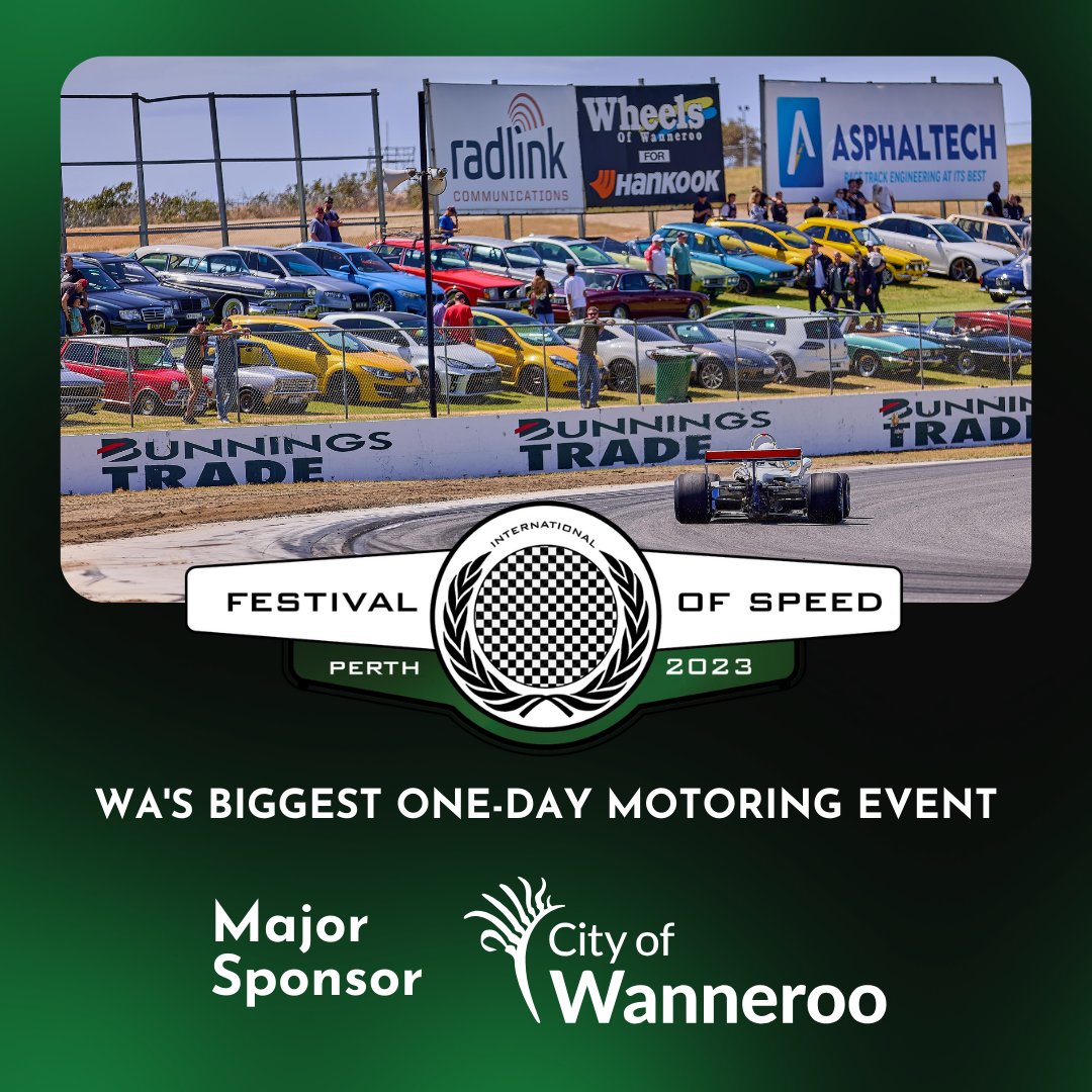 The City is proudly supporting the Festival of Speed 2023 which is set to roar to life at the CARCO.com.au Raceway in Neerabup this weekend. 

Media release 👉 ow.ly/CjvO50PPZKo