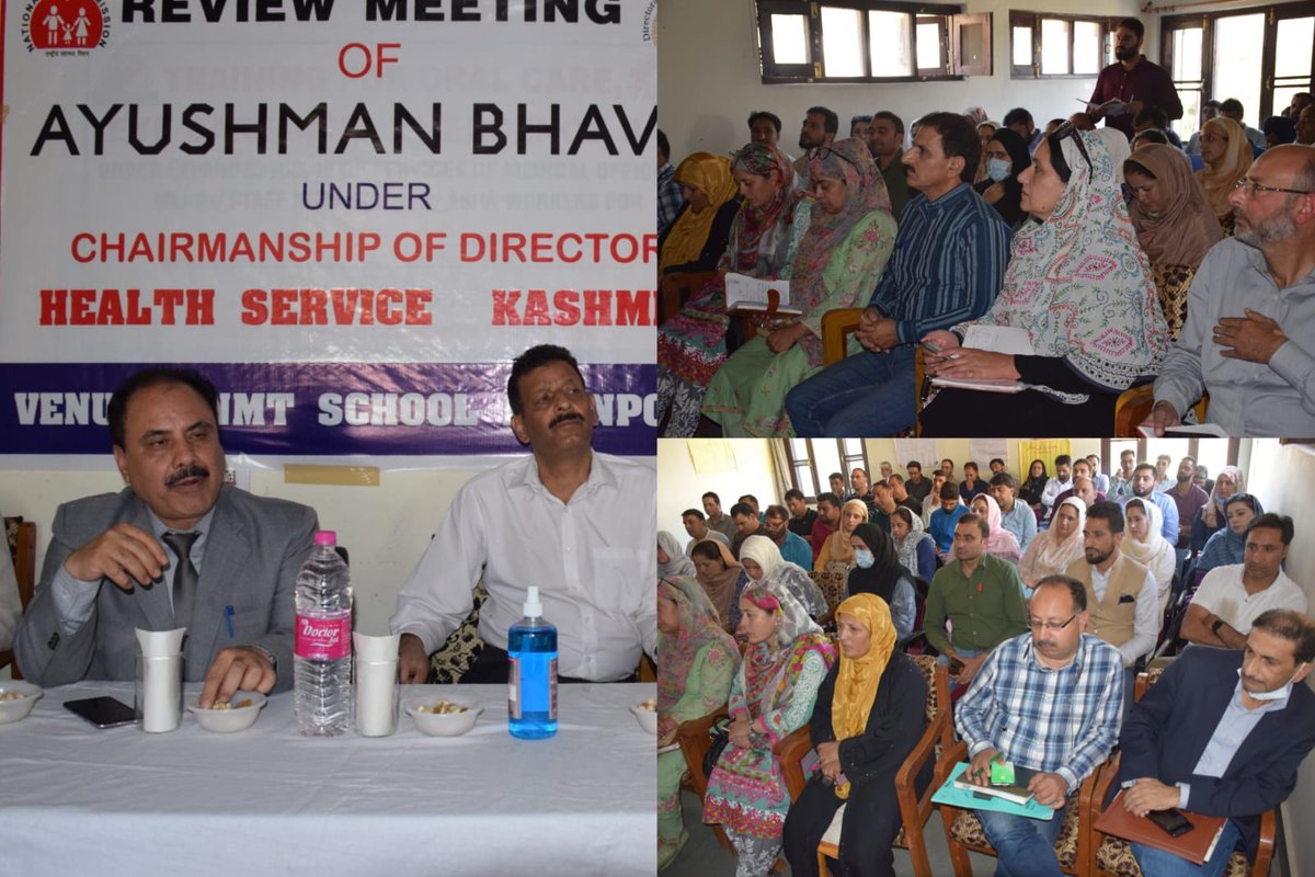RisingKashmir's tweet photo. #DirHealth visits #Srinagar, #Budgam, #G’bal to review ‘#AyushmaanBhavcampaign'
Reports M Peerzada
@DHSKashmir @HealthMedicalE1
@NHMJK5 @OfficeOfLGJandK
@diprjk
https://t.co/I81M4720Cf https://t.co/y9jPIF9aHs