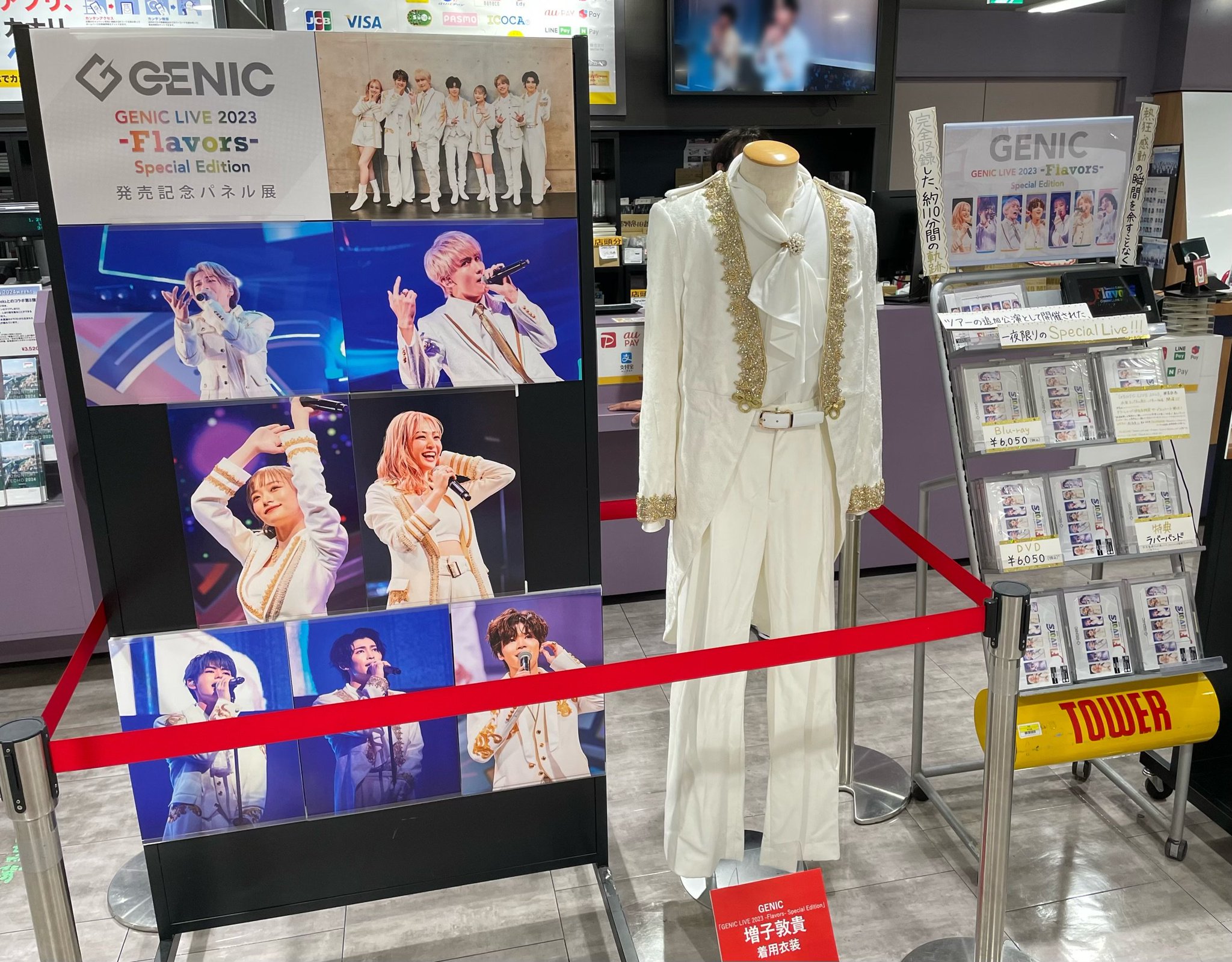 GENIC 金谷鞠杏 タワレコ タワーレコード パネル GENIC 金谷鞠杏 タワレコ タワーレコード パネル