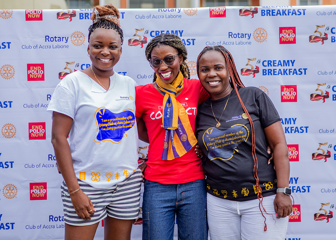 ClubLabone's tweet photo. Creamy Break @ 5!!! Hurray🥳🥳🥳. It was yet another exciting event over the weekend raising funds to support the Rotary Foundation through our annual breakfast event dubbed “Creamy Breakfast”. A big thankful you to all visiting Rotarians, Rotaractors, Prospectives, and friends. https://t.co/Nup8VOsGCW