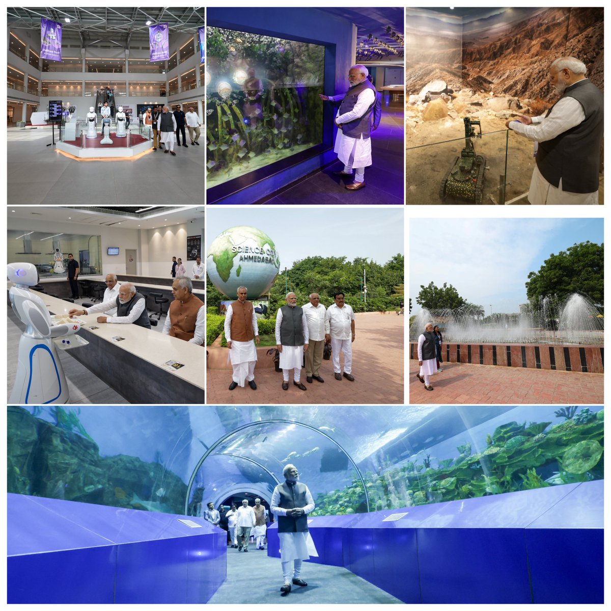 યશસ્વી વડાપ્રધાન શ્રી <a href="/narendramodi/">Narendra Modi</a> સાહેબની સાયન્સ સિટી મુલાકાતની કેટલીક આકર્ષક ઝલક.

મનોરંજન અને અનુભવલક્ષી જ્ઞાનની મદદથી સામાન્ય નાગરિકના મનમાં વિજ્ઞાનની નવી જિજ્ઞાસા જગાવવા માટેનું આ એક ઉત્તમ સ્થાન છે.