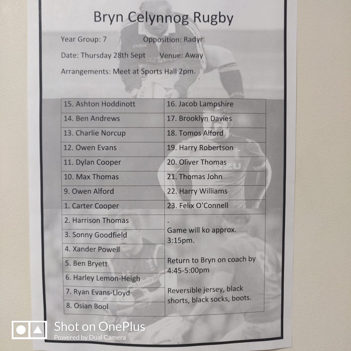 Bryn Celynnog PE Department tweet media