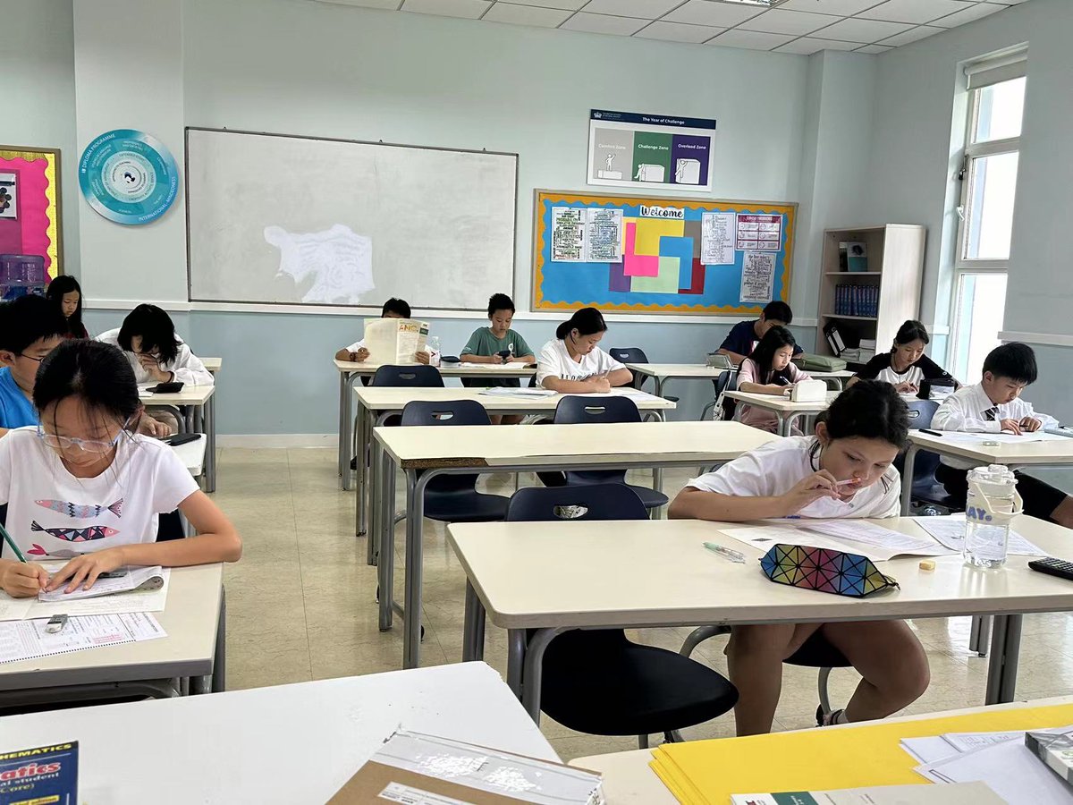 BSB_Shunyi's tweet image. 65 talented students put their mathematical prowess to the test as they fearlessly took on the Australian Mathematics Competitions (AMC) on Sat. They showcased their exceptional problem-solving skills and mathematical dexterity.
#BSBShunyi #NordAngliaEducation #NAEBeAmbitious