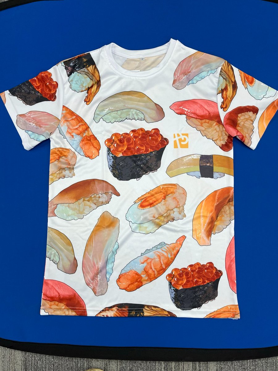 「EYYOOOO SUSHI SHIRTS ARE COMING! 」|StudioLG@SAKURACON2408🍜 🚑🍙 BAJA BLASTのイラスト