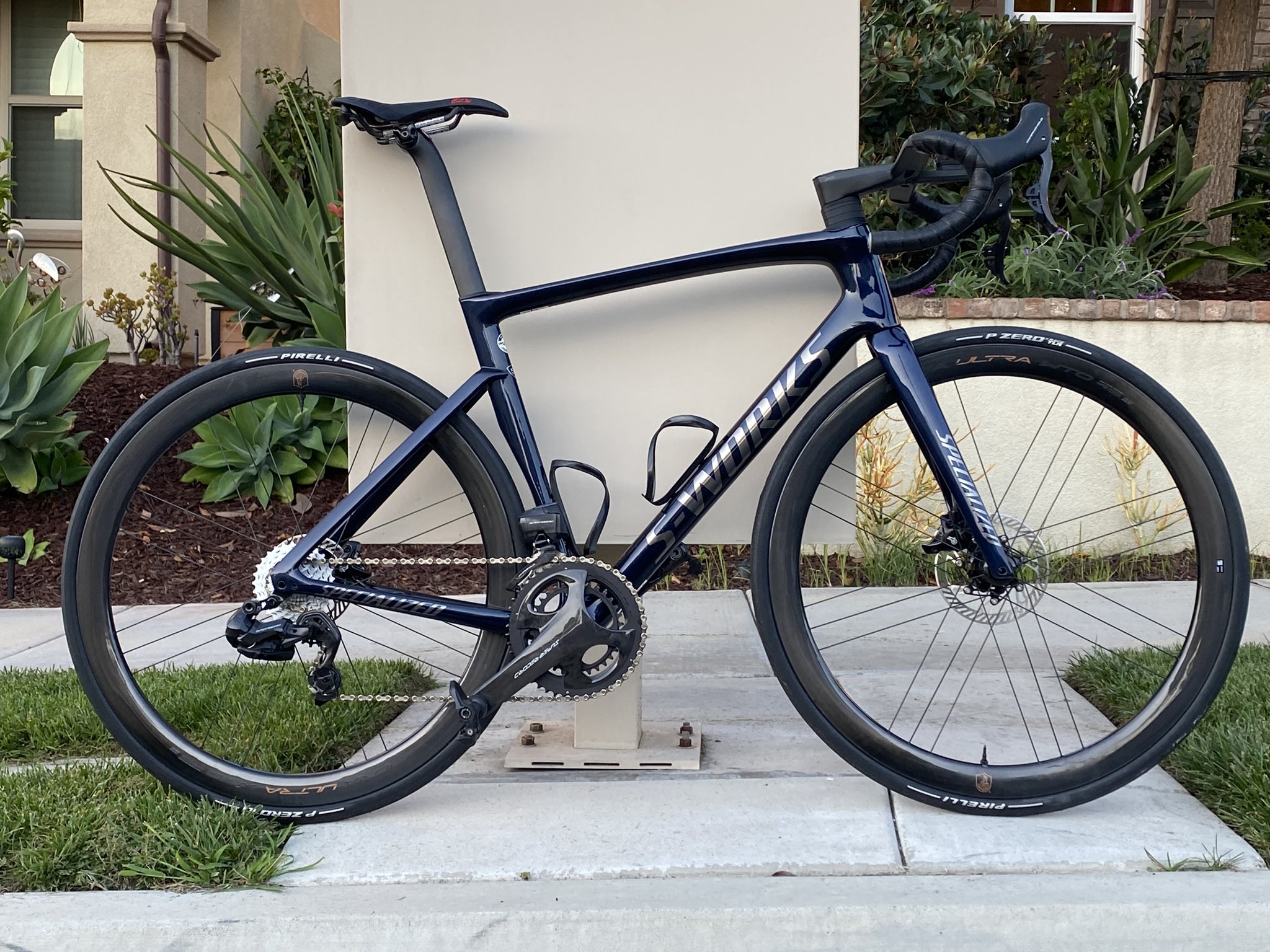 Peter Adams on X New road bike. S WORKS Tarmac SL7 Campy SR wireless and disc Campy Bora Ultra WTO wheels No excuses now https t q6mQCUjzFs X