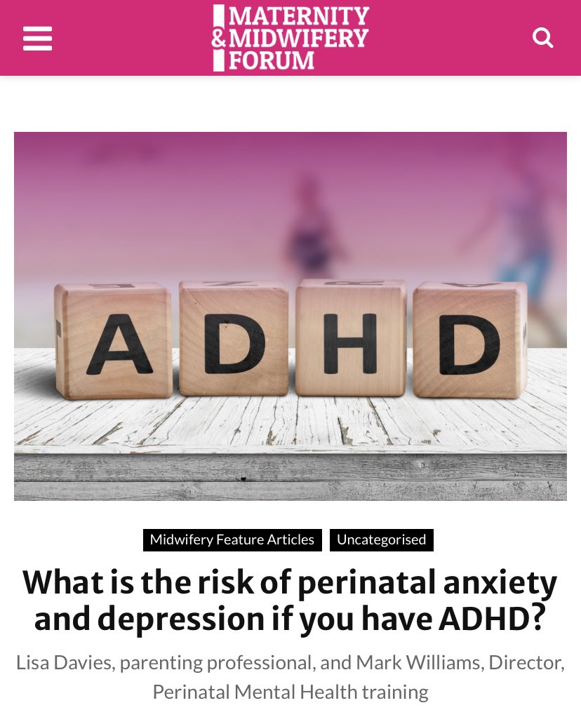 Maternity & Midwifery Forum - Perinatal & Post Partum depression for women with ADHD @RCObsGyn @MidwivesRCM @nmcnews @MidwiferyToday @mybabatweets @MaternityAction @NursingTimes @BPAS1968 @CompassCounsell @BACP @BPSOfficial @rcgp @RCGPAC @WeMidwives 
maternityandmidwifery.co.uk/what-is-the-ri…
