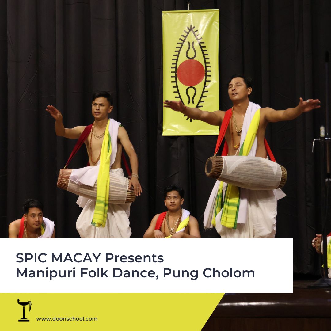 The_Doon_School's tweet image. #TheDoonSchool hosted the #ManipuriFolkDance, Pung Cholom, presented by the Khumukcham Romendro Singh and his team on Tuesday, September 26th. This cultural event was organized by #SPICMACAY and we extend our heartfelt gratitude for this enriching experience.
#CulturalDiversity