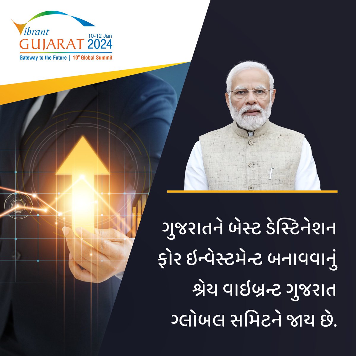 #20YearsOfVibrantGujarat

Celebrating 2 decades of progress and innovation! Gujarat's journey since the launch of the Vibrant Gujarat Global Summit in 2003 has been remarkable. From industrial growth to sustainable development, it's been an incredible transformation.