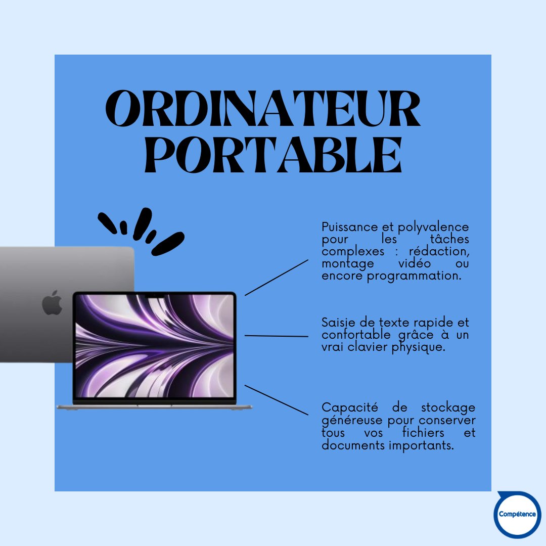 CompetenceO's tweet photo. Alors plutôt team ordinateur portable ou tablette tactile ? Que ce soit pour travailler ou se détendre, chez Compétence on a tout ce qu'il vous faut !

Pour vous équiper, rendez-vous en boutique Compétence 📍😉

#ordinateurportable #tablettetactile #multimedia #electromenager https://t.co/K59VUbM9d4