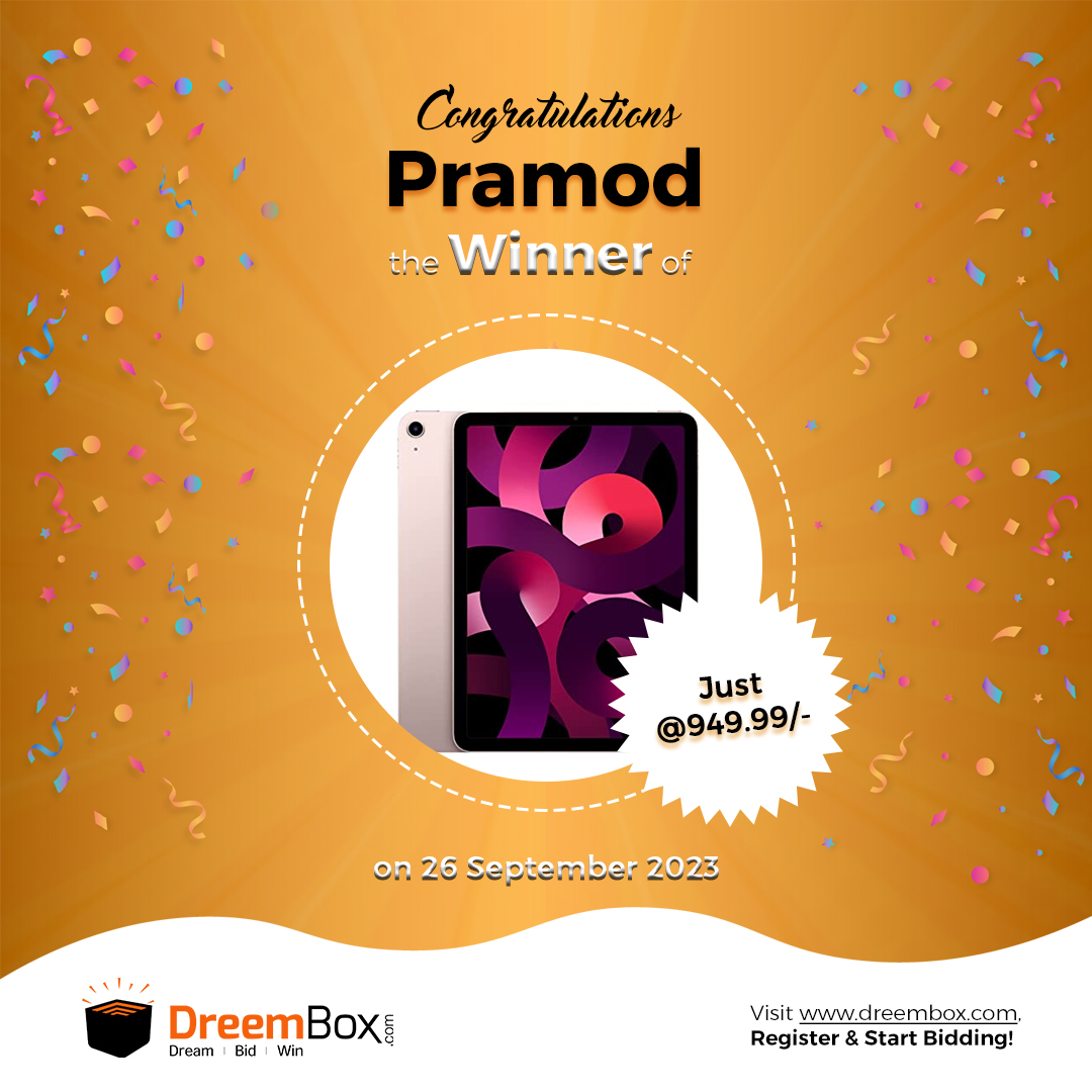 mydreembox's tweet photo. #Congratulations #dreembox #winners #viral #trending #place #highest #unique #bid #to #win #freeauction #bidding #auctiononline #furniture #auction #auctiononline #auction #platform #watch #auctionsale #winonline #amazon #auctionsale #truestory https://t.co/GkT0SIHbuR