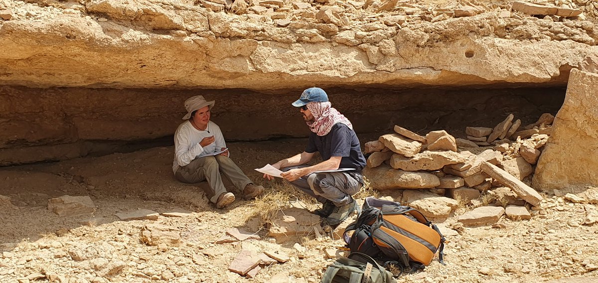 EvehaInter's tweet photo. We are back in #WadiSafar and #AtTuraif for our 3rd archaeological session! In  the Wadi, our team is now proceeding with archaeological tests among which are funerary structures. In At-Turaif, excavations and building studies go on in Complex B and C
@DGDA_SA #diriyaharchaeology https://t.co/5qHPlP6lmx