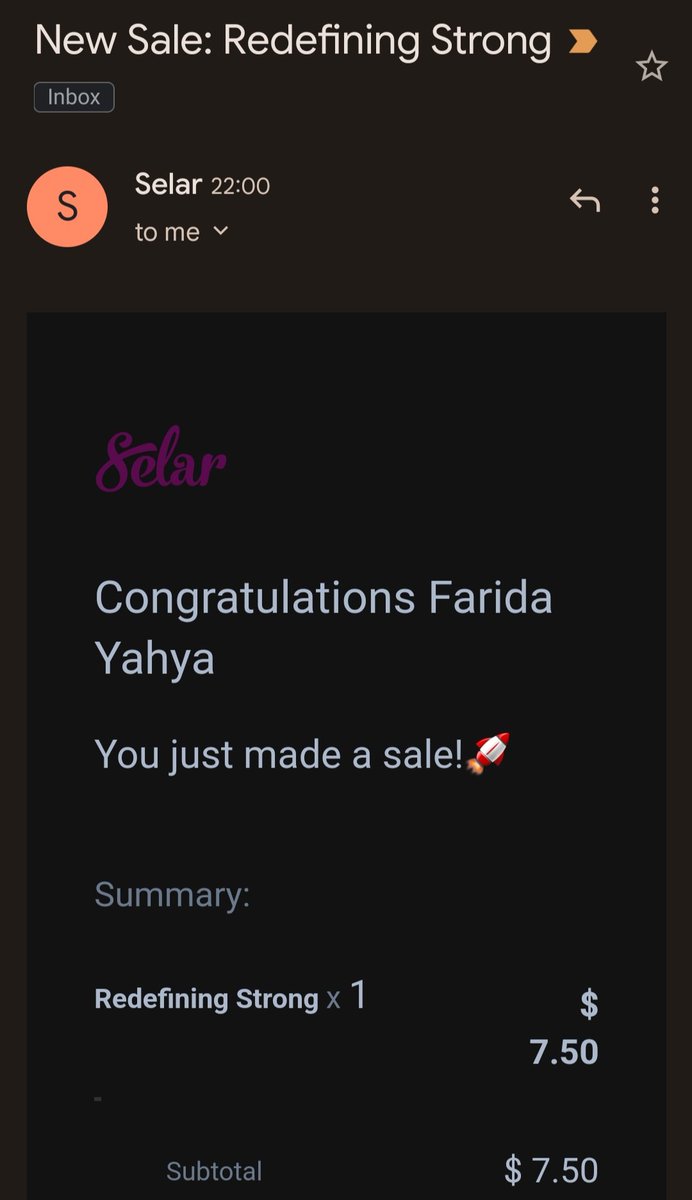TheFaridaYahya's tweet photo. 10 of 50 books are gone 🥳🥳
I thought this would be a limited edition something o, I see now the error of my ways 😅

Thank YOU all so much. The love has been massive.

You can still grab your copy here: 
https://t.co/veV3qvNq9t

#faridayahya 
#RedefiningStrong https://t.co/3mptJCtrwG