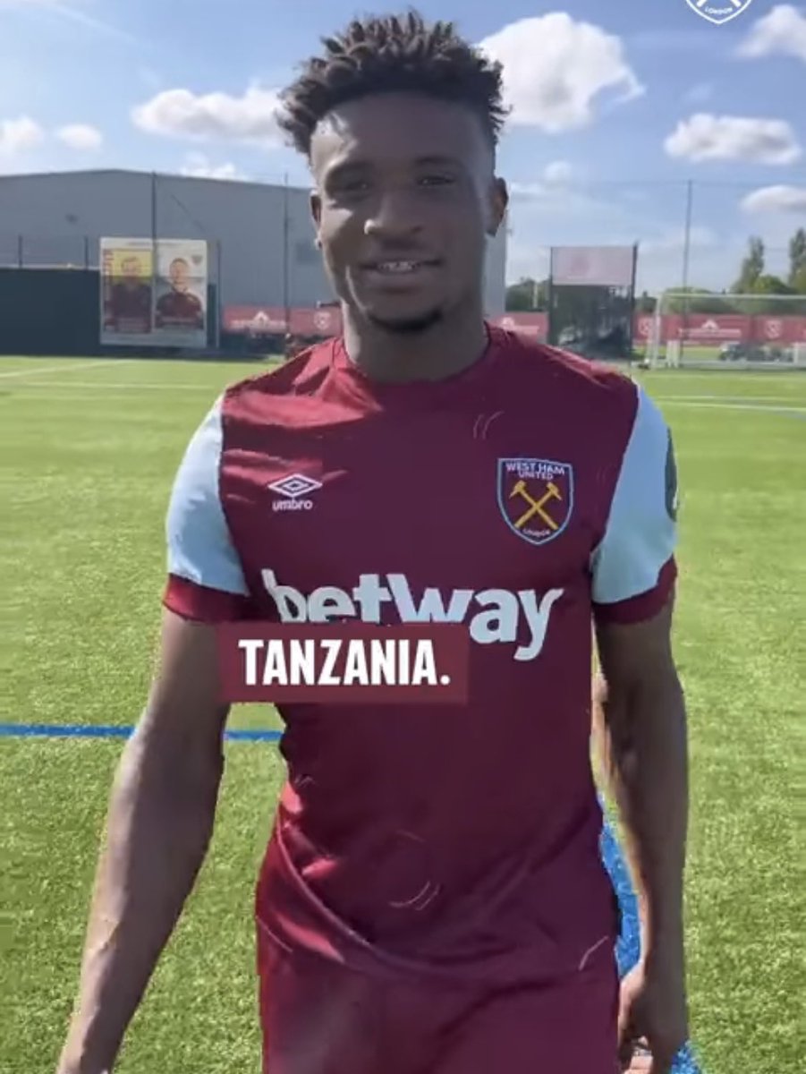 MickyJnr__'s tweet photo. Ghana and West Ham’s star-player, Mo Kudus says Tanzania is a travel destination on his list. Don’t be surprised to see Kuku in Tanzania soon. 🇹🇿😍

Amazing people. Lovely weather. Good food. Nice attraction. ❤️

I’ll say it again, Tanzania is a big country and everyone must at least make it a point to visit there. 👏

#WestHam
#visittanzania 
#Tanzania