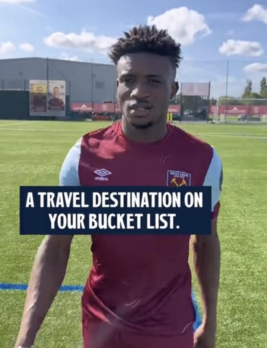 MickyJnr__'s tweet photo. Ghana and West Ham’s star-player, Mo Kudus says Tanzania is a travel destination on his list. Don’t be surprised to see Kuku in Tanzania soon. 🇹🇿😍

Amazing people. Lovely weather. Good food. Nice attraction. ❤️

I’ll say it again, Tanzania is a big country and everyone must at least make it a point to visit there. 👏

#WestHam
#visittanzania 
#Tanzania