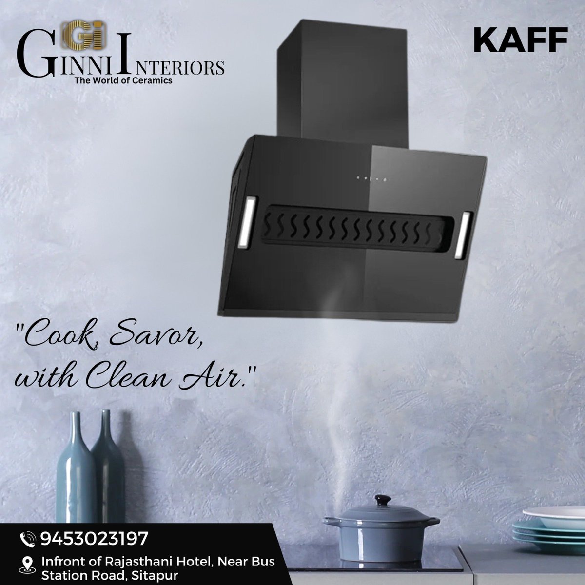 GinniInteriors's tweet image. COOK SAVOR, WITH CLEAN AIR😊
.
Ginni Interiors-Bindal Brother
Call Now☎️
Contact Us :- 9453023197
#GinniInteriors #Kajariatiles #kitchenapplication #Hardwarefitting #SanitaryBathware #Sitapur #bestdecor #homedecoration #longlasting #LakhimpurKheri #laharpur #chimney #tileslover