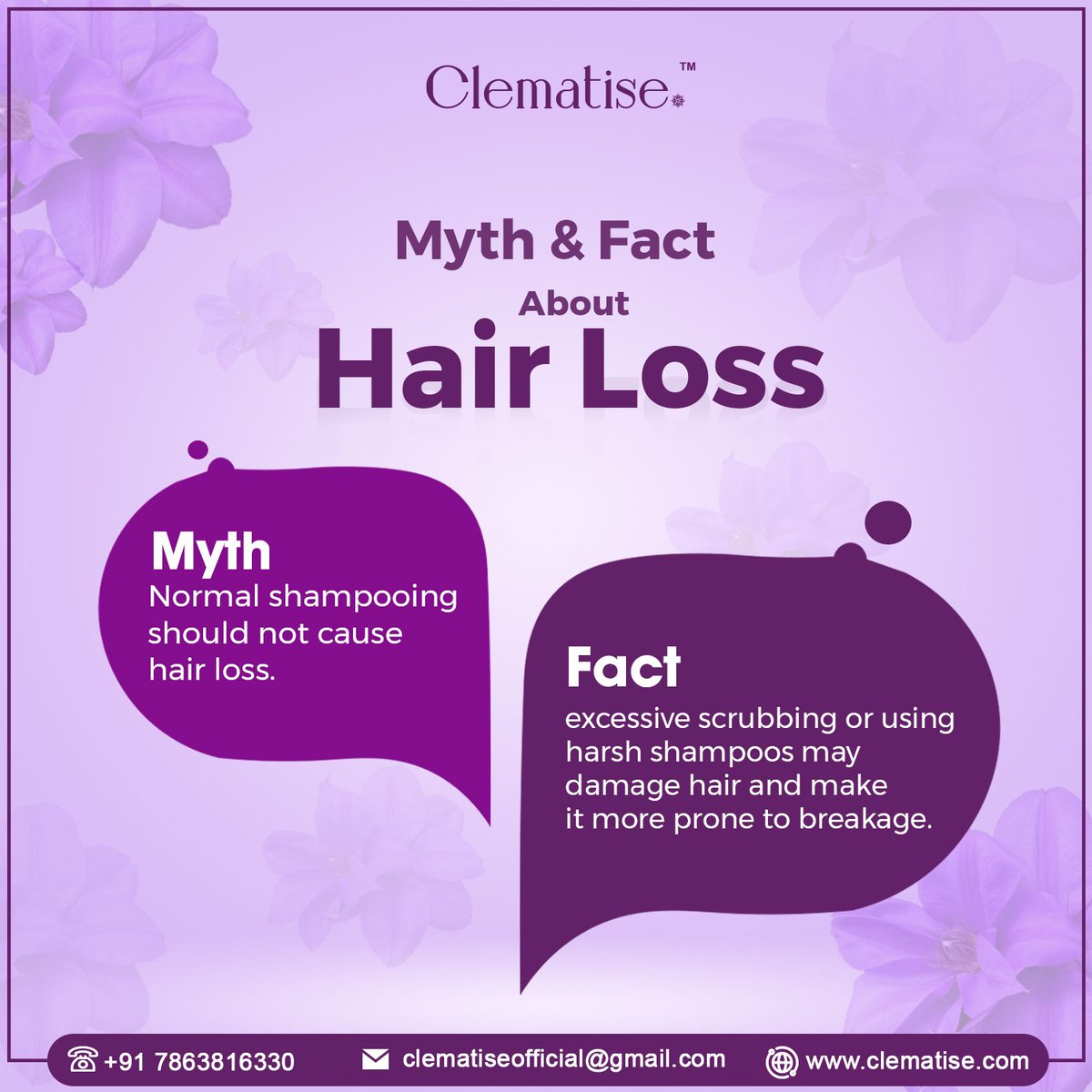 🎗️Certain myth and fact of excessive scrubbing that you need to be aware of! Because we care about you!💜
#clematisecosmetics #clematise #cosmeticbrand #FeelTheLuxury #onioncare #herbal #ubtanwash #trending #festivalseason #hairproducts #soft #skinproducts #haircare #skincare