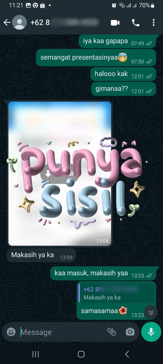 sisil ; for testimoni tweet media
