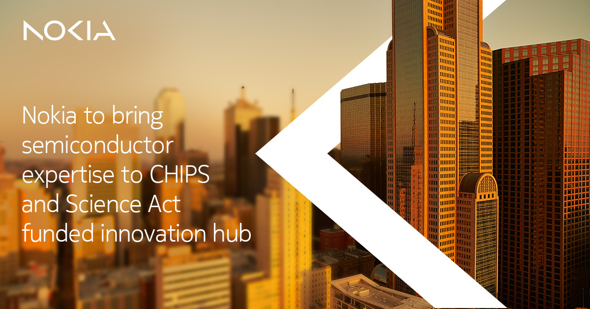 nokia's tweet image. Nokia will join a new innovation hub that seeks to expand U.S. global leadership in microelectronics technical development. nokia.ly/48oPgCR

Nishant Batra, Chief Strategy and Technology Officer at Nokia: “Nokia is excited to be a key part of the Northeast Microelectronics…