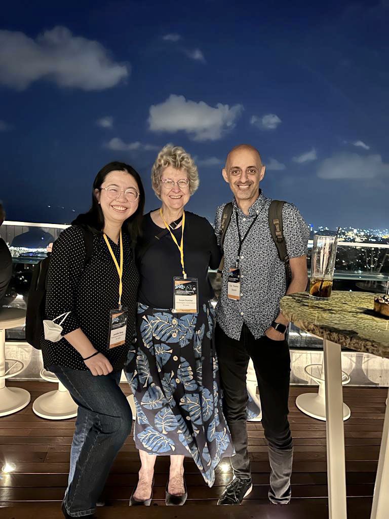 Day 2 of #Centrosomes2023 about to start soon. 

Our @WUSTL Ciliopathy Research Group is well represented here with <a href="/DutcherLab/">Susan Dutcher</a> <a href="/jenntrosome/">Jenn Wang</a> 💪💪